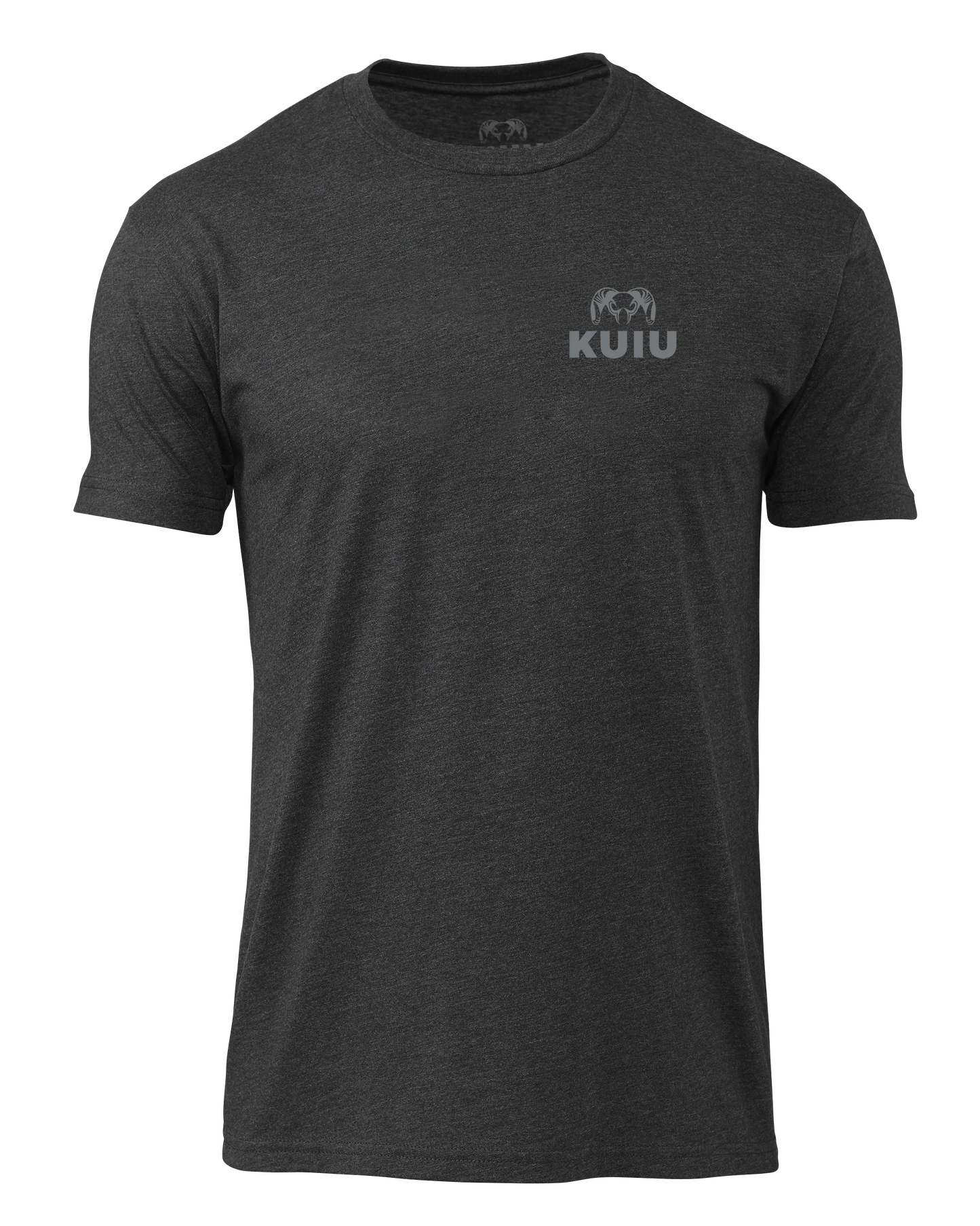 KUIU Ram Chest Logo T-Shirt | Charcoal