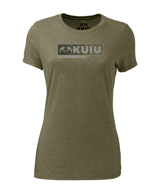 Outlet Women's Here to Hunt Gritstone T-Shirt | Military Green