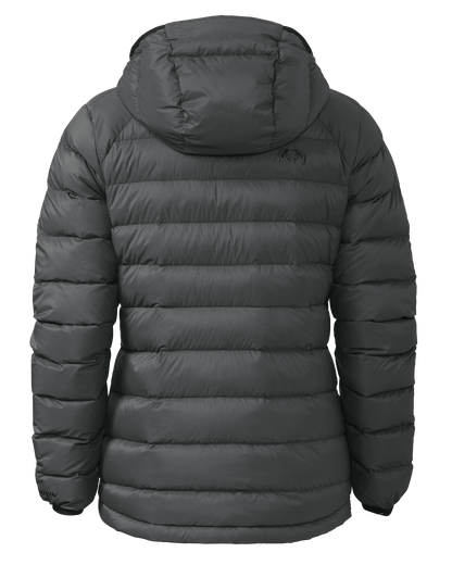 Outlet Women's Super Down LT Hooded Jacket | Gunmetal