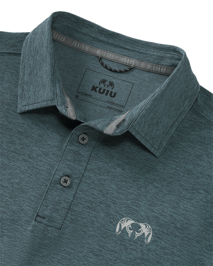 KUIU Performance Polo | Heather Slate