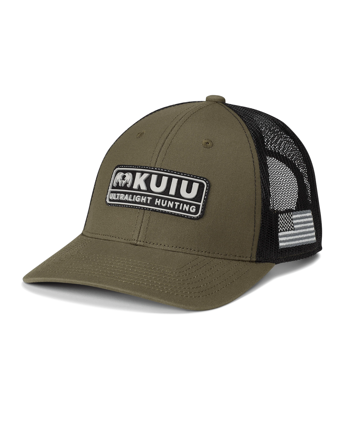 KUIU Ultralight Hunting Patch Hat | Loden/Black