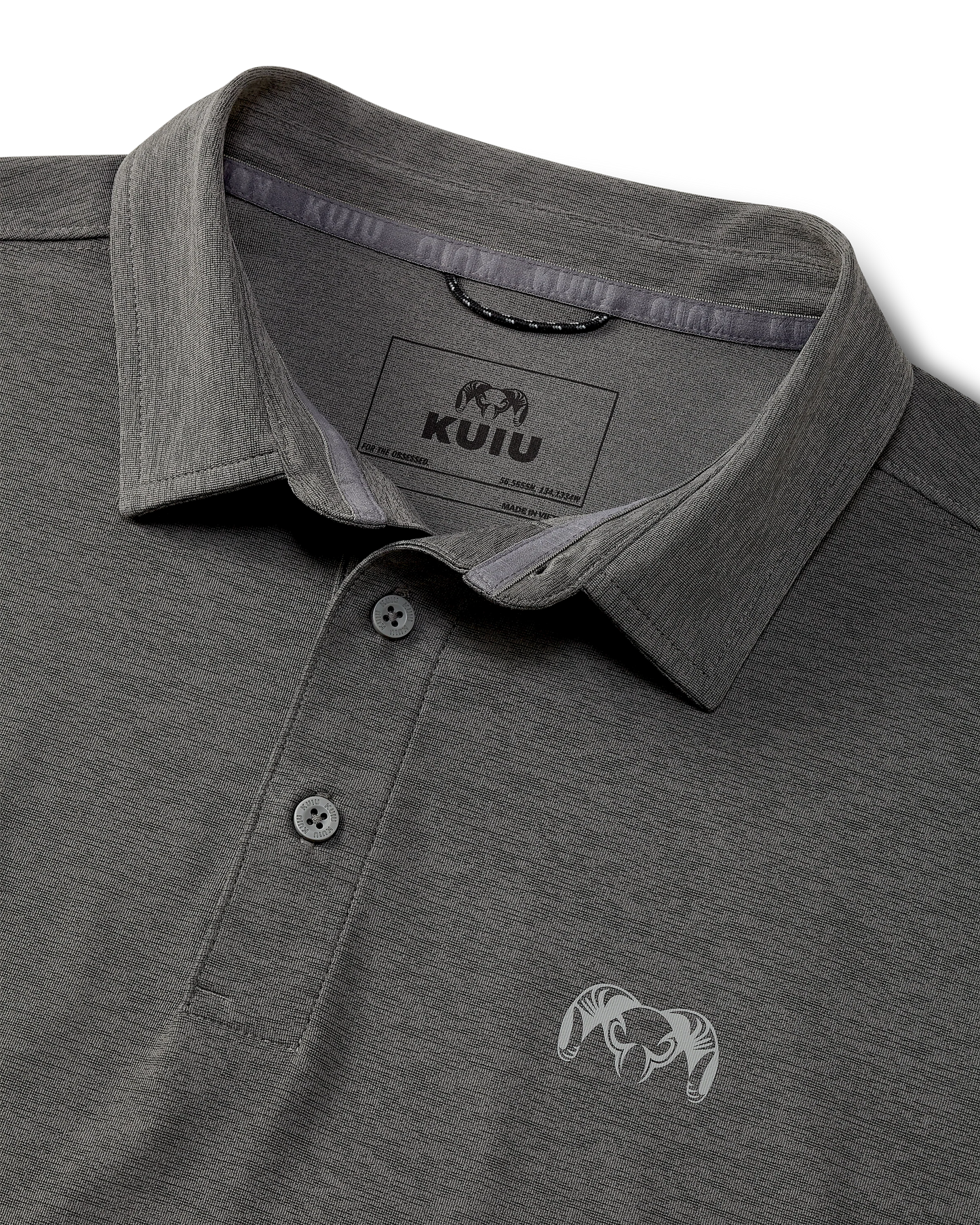 KUIU Performance Polo | Heather Stone