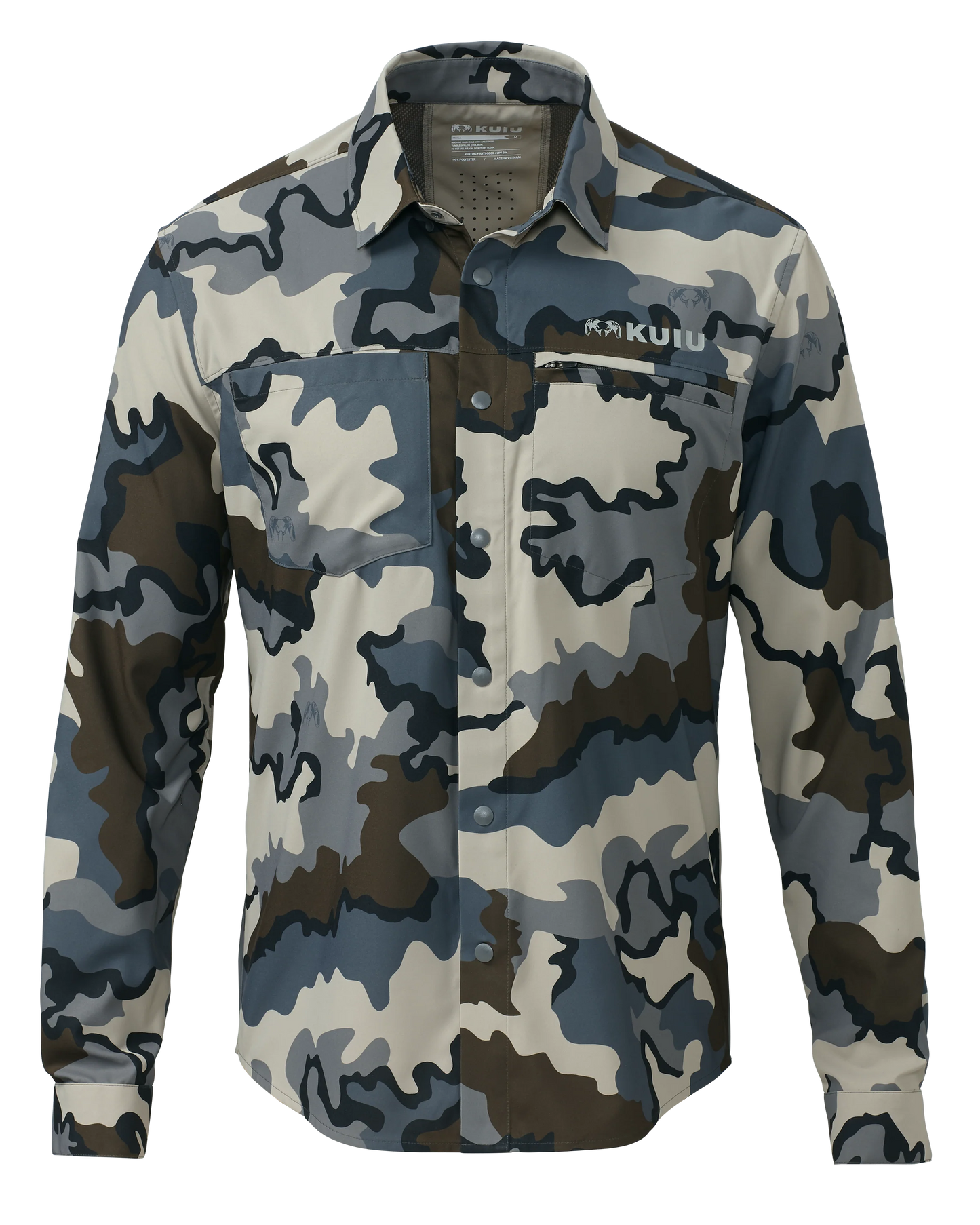 Outlet Mesa Vented LS Snap Shirt | Vias