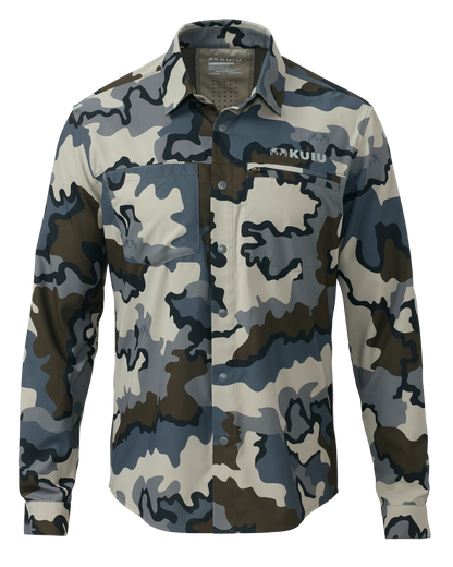 Outlet Mesa Vented LS Snap Shirt | Vias
