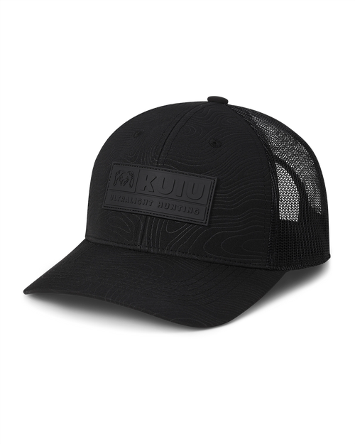 KUIU Topo Patch Hat | Black/Black