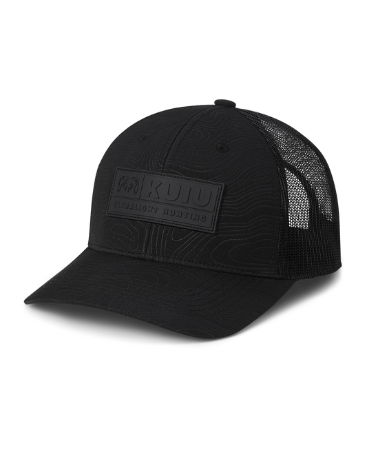 KUIU Topo Patch Hat | Black/Black