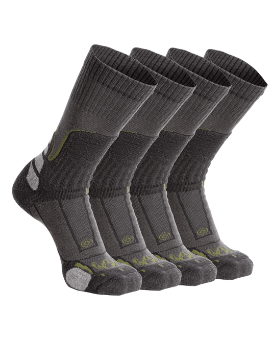 ULTRA Merino Midweight Mountain Sock 4-Pair Pack | Grey Green