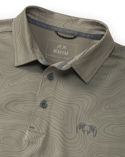 KUIU Performance Polo | Woodsmoke Topo