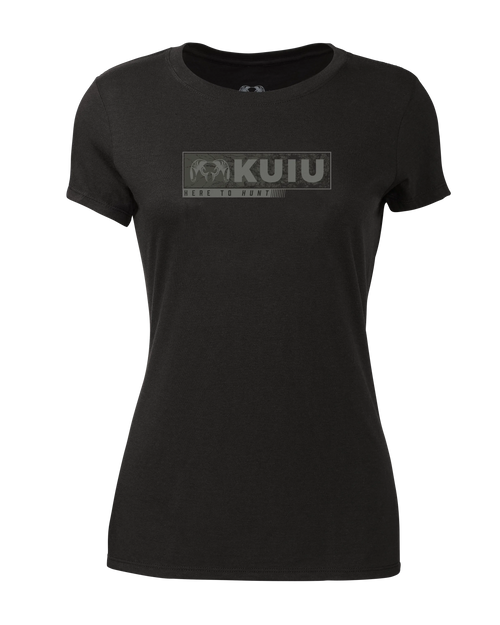 Outlet Women's Here to Hunt Gritstone T-Shirt | Black