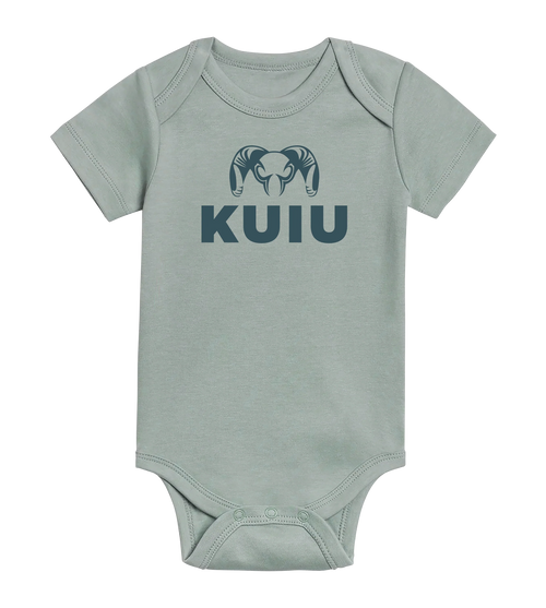 KUIU Stacked Logo Baby One-Piece | Tide