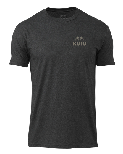 KUIU Here to Hunt Patch T-Shirt | Charcoal