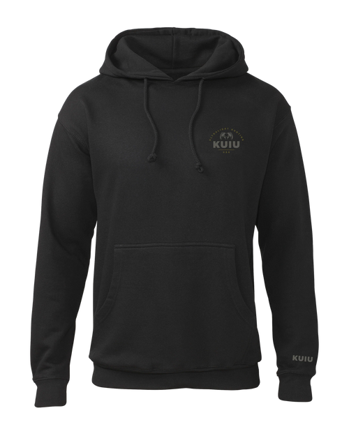 Outlet KUIU Stacked Chest Logo Hoodie | Black