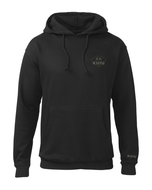 Outlet KUIU Stacked Chest Logo Hoodie | Black