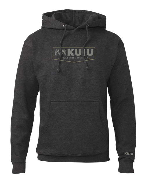 KUIU Shield Logo Hoodie | Charcoal