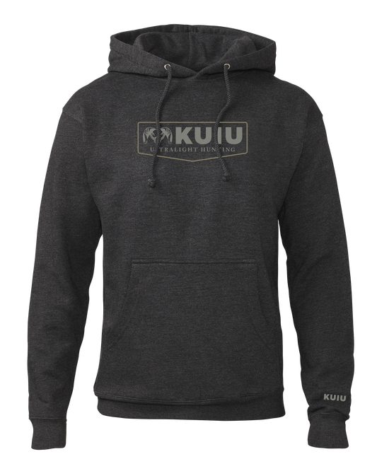 KUIU Shield Logo Hoodie | Charcoal
