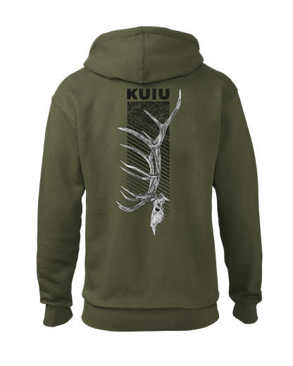KUIU Elk Skull Hoodie | Army