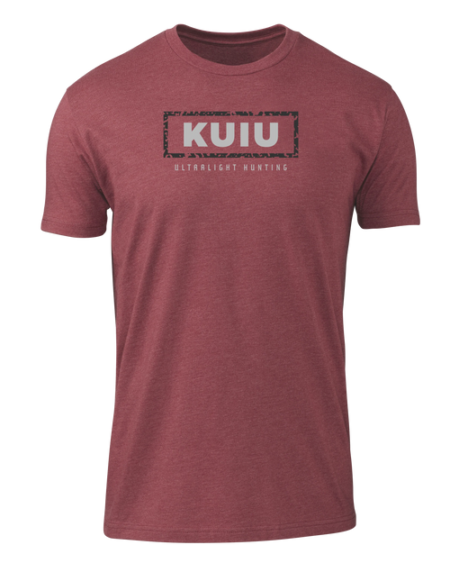 KUIU Box Logo T-Shirt | Cardinal