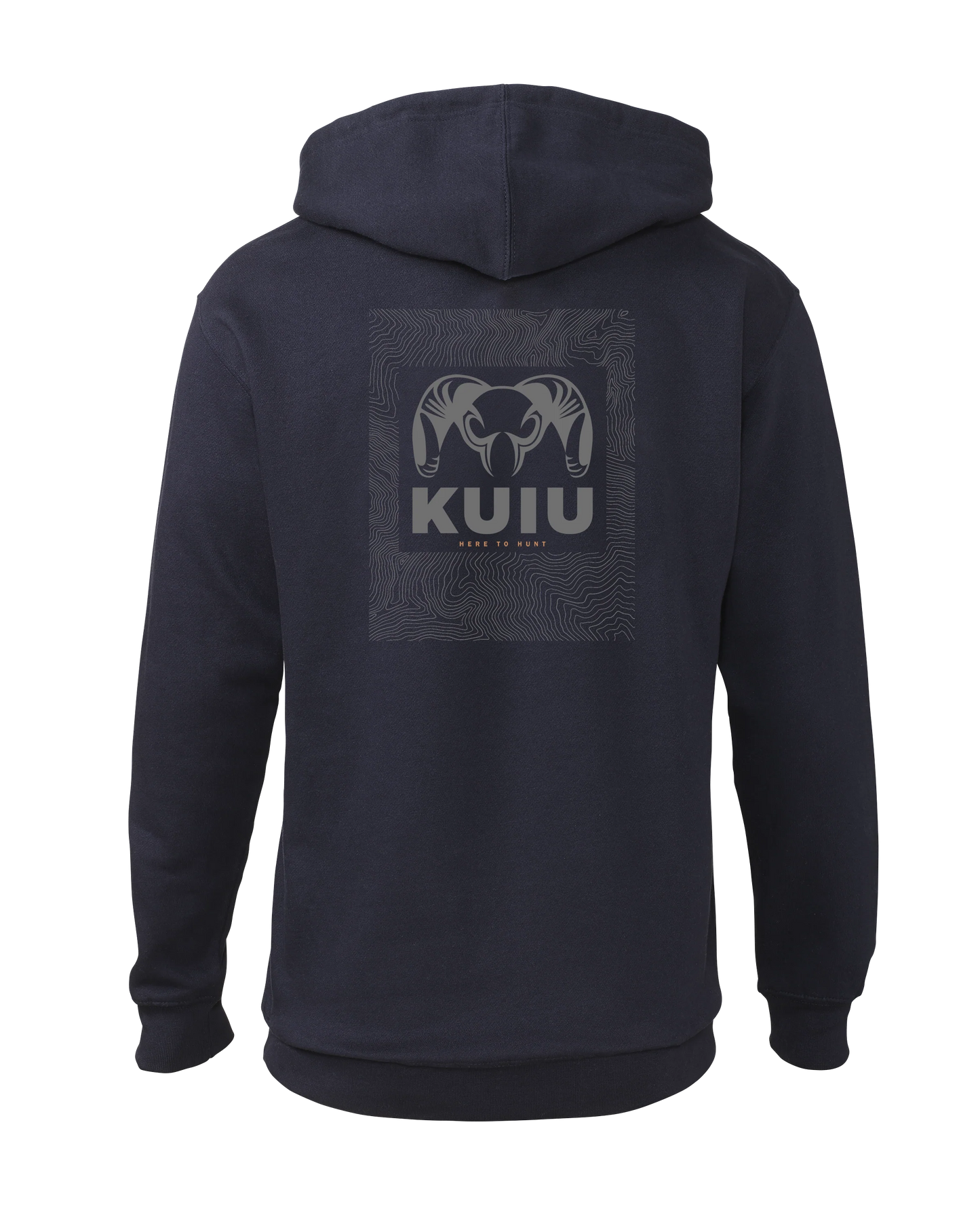 KUIU Topo Back Logo Hoodie | Navy