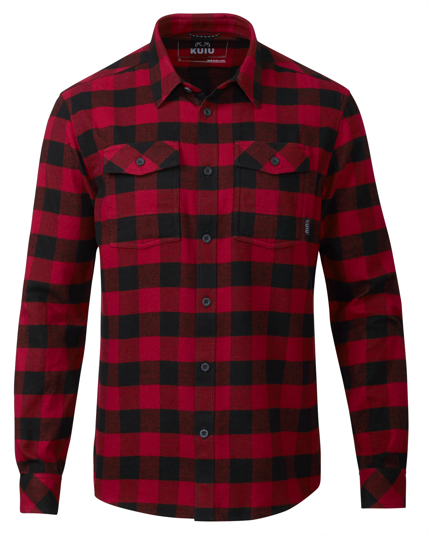 Outlet Field Flannel Shirt | Red/Black Buffalo Check