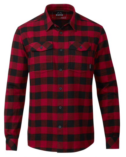 Outlet Field Flannel Shirt | Red/Black Buffalo Check