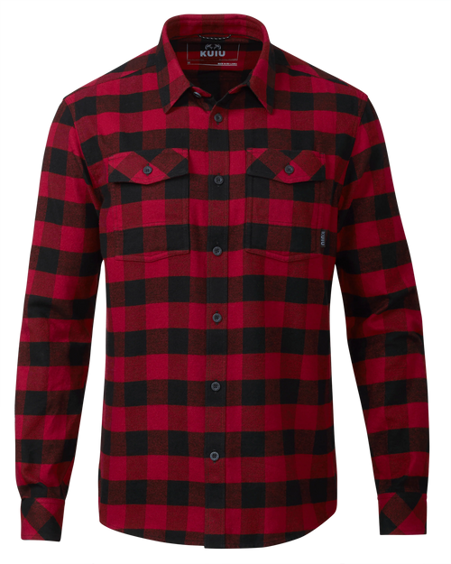 Outlet Field Flannel Shirt | Red/Black Buffalo Check