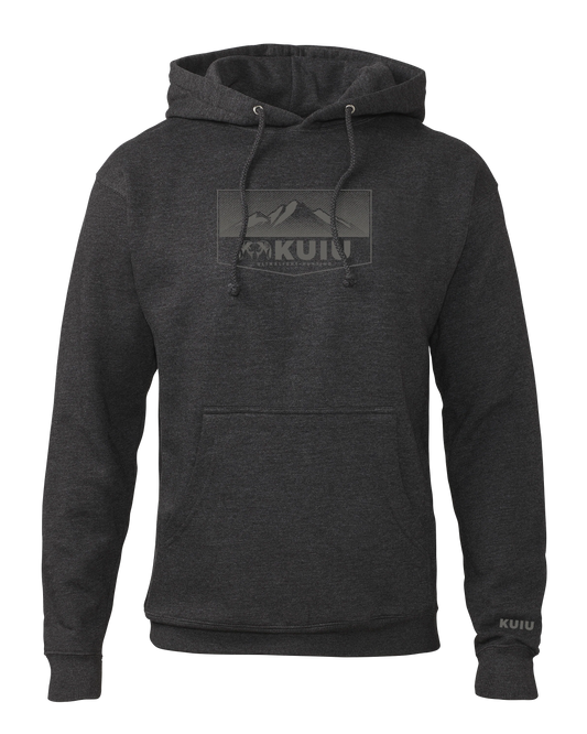 KUIU Ultralight Mountain Logo Hoodie | Charcoal