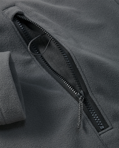 Border Fleece Full Zip | Gunmetal