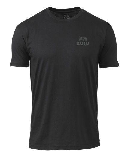 KUIU Vertical Flag Logo T-Shirt | Black