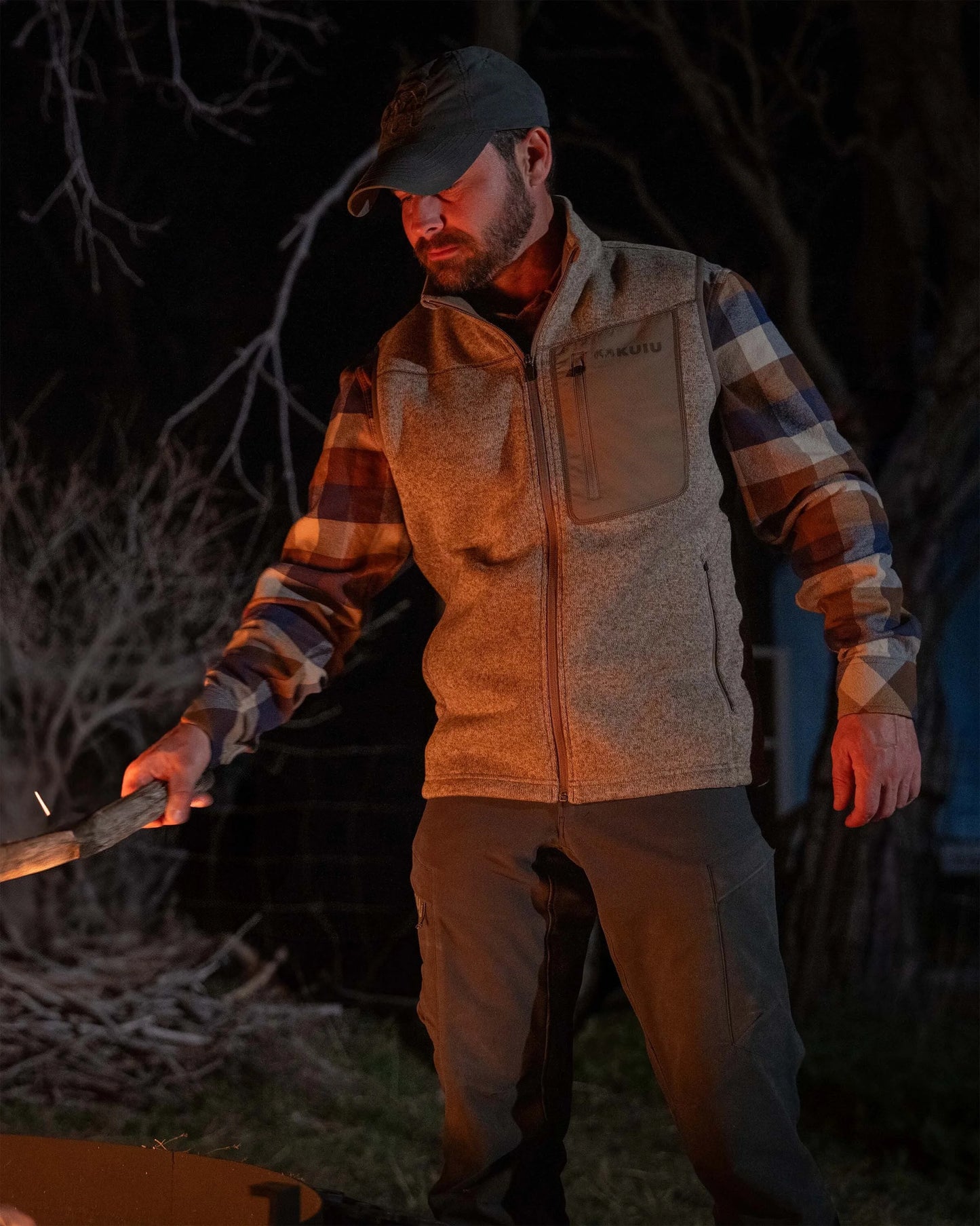 Base Camp Sweater Vest | Grizzly Heather