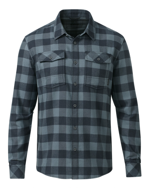 Outlet Field Flannel Shirt | Slate Buffalo Check