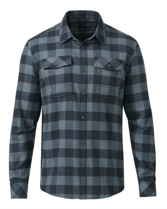 Outlet Field Flannel Shirt | Slate Buffalo Check