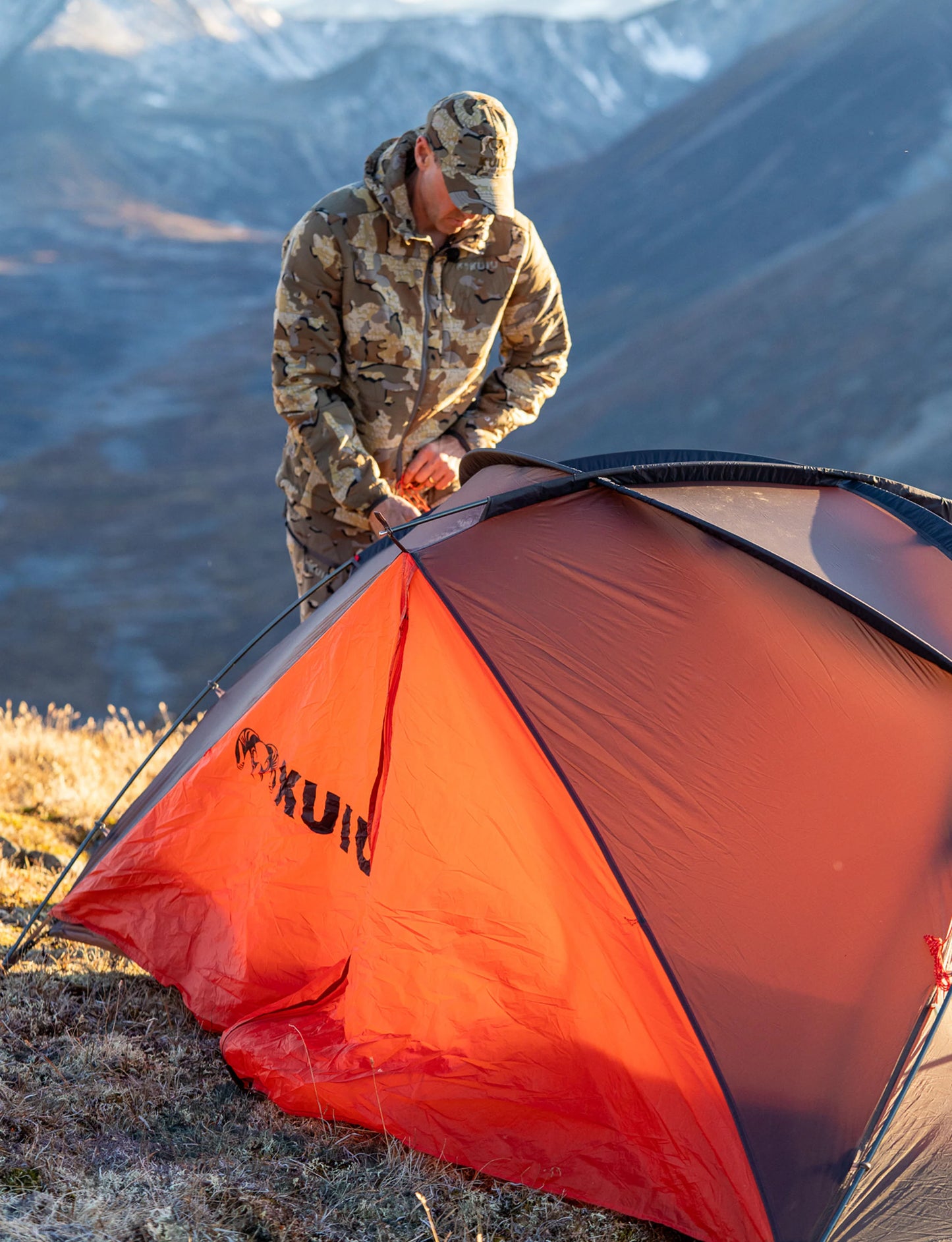 Mountain Star 2 Person Tent | Gunmetal-Orange
