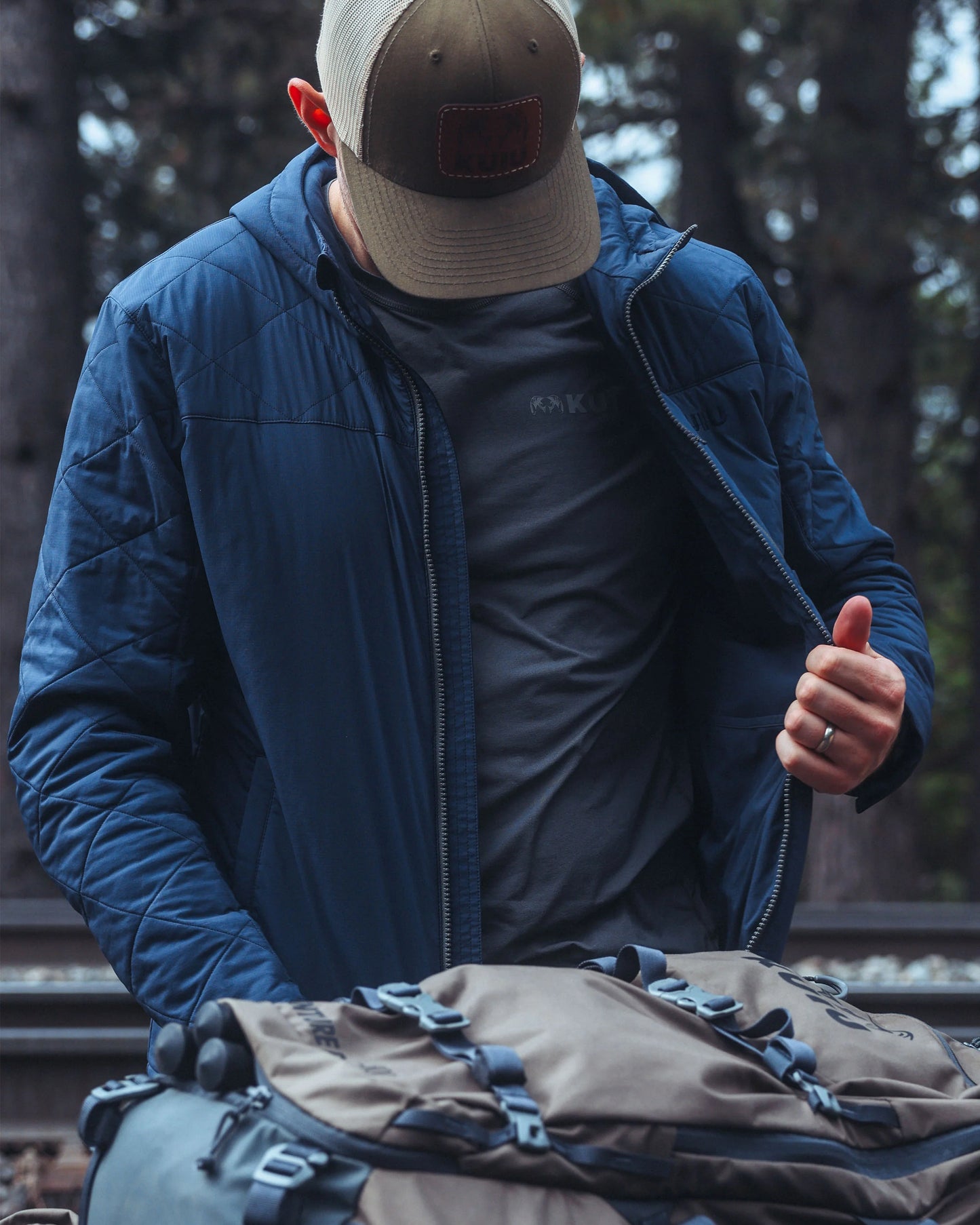 Outlet Granby Hooded Jacket | Gunmetal