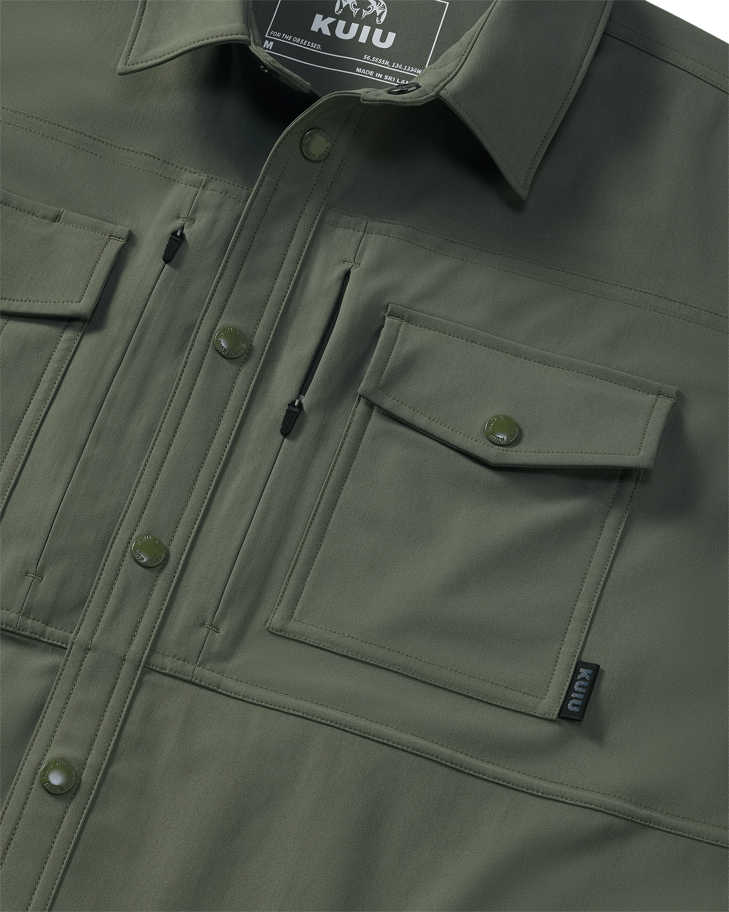 Outlet Tour Shirt Jacket | Dark Sage