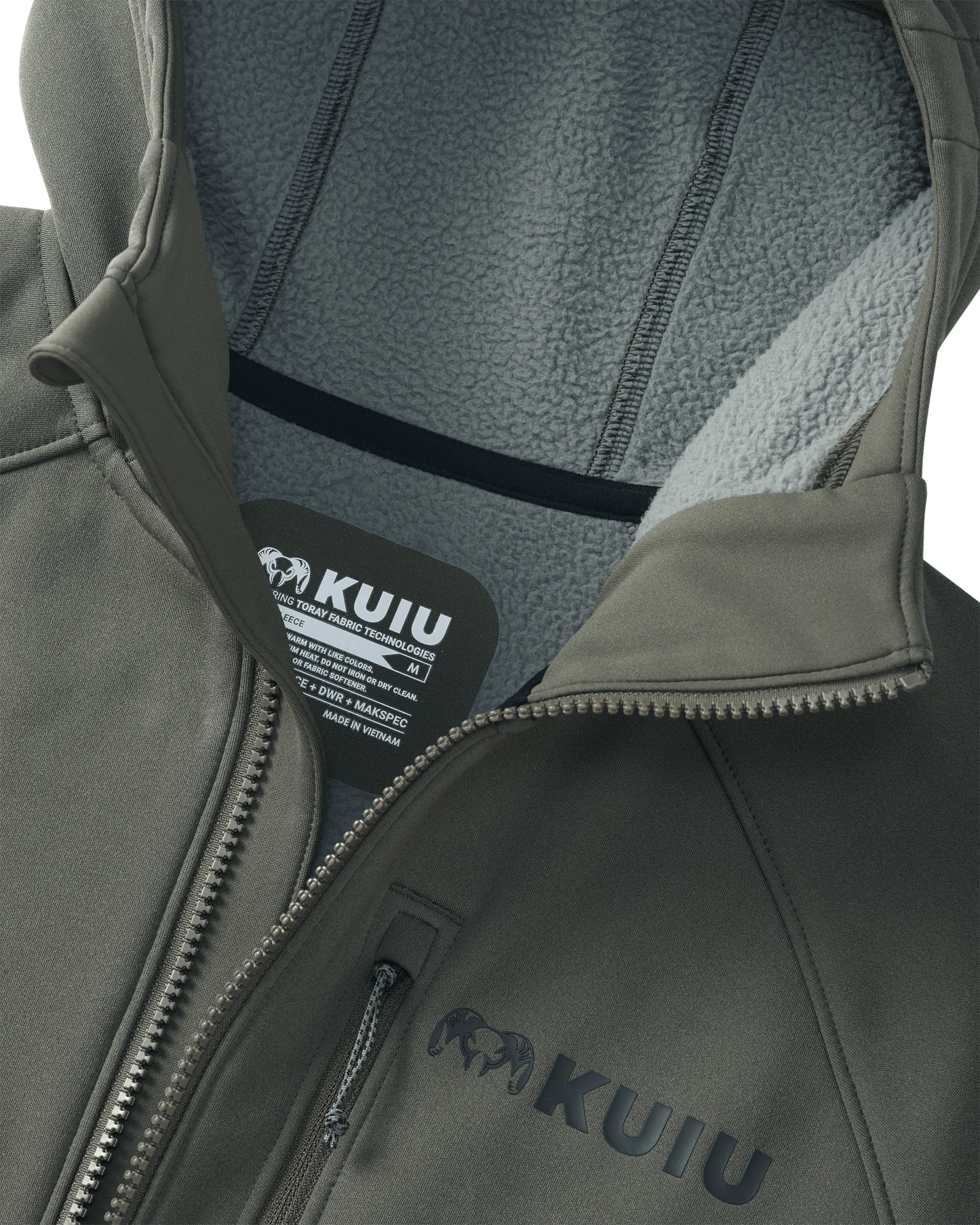 StrongFleece 275 Full Zip Hoodie | Ash