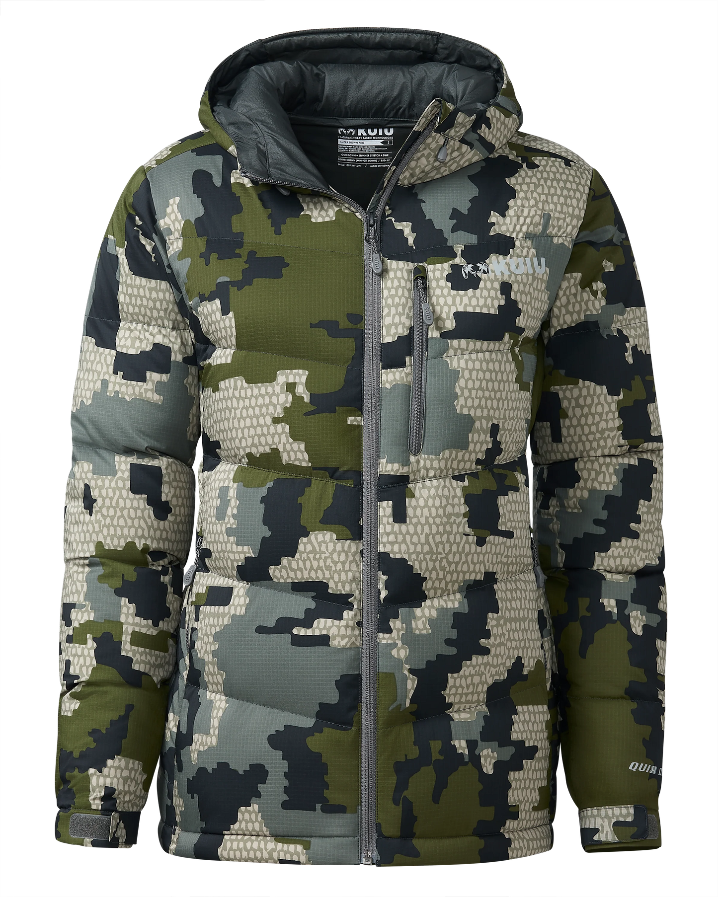 Women's Super Down PRO Hooded Jacket | Verde