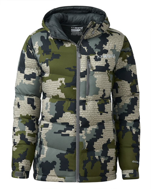 Women's Super Down PRO Hooded Jacket | Verde