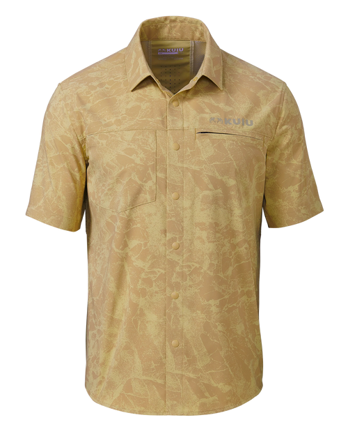 Mesa Vented SS Snap Shirt Gritstone | Dune Gritstone