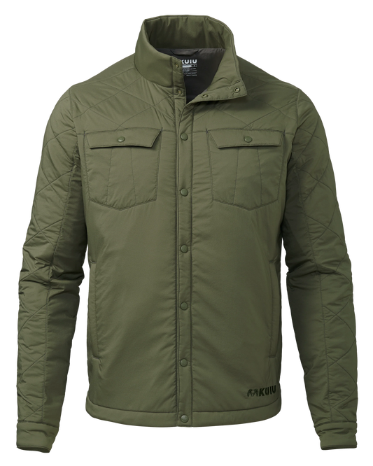 Outlet Base Camp Insulated Snap Shirt | Olive