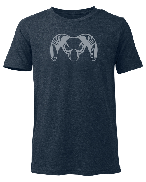 Youth Engraved Ram T-Shirt | Midnight Navy