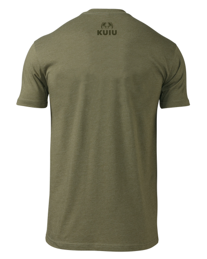 KUIU Solid Vertical T-Shirt | Military Green