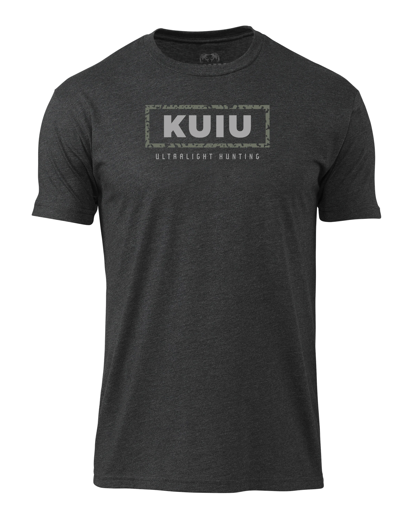 KUIU Box Logo T-Shirt | Charcoal