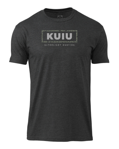 KUIU Box Logo T-Shirt | Charcoal