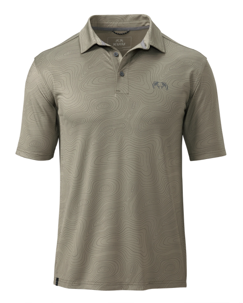 KUIU Performance Polo | Woodsmoke Topo