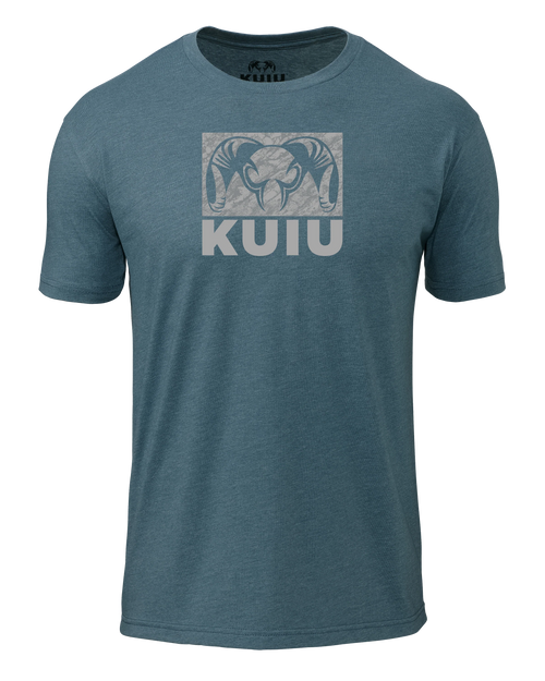 KUIU Gritstone Logo T-Shirt | Indigo