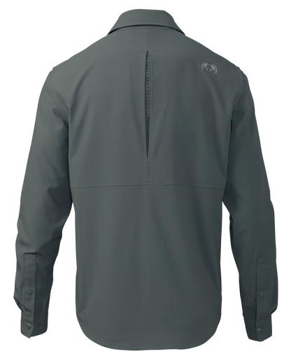 Mesa Vented LS Snap Shirt | Stone
