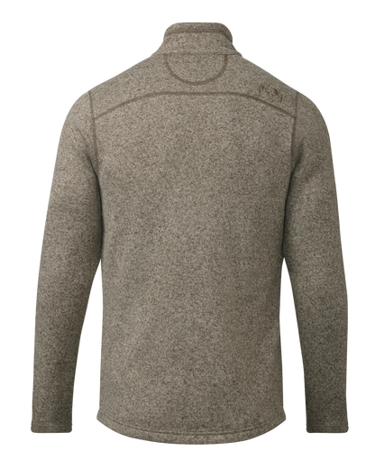 Base Camp Full Zip Sweater | Khaki Heather