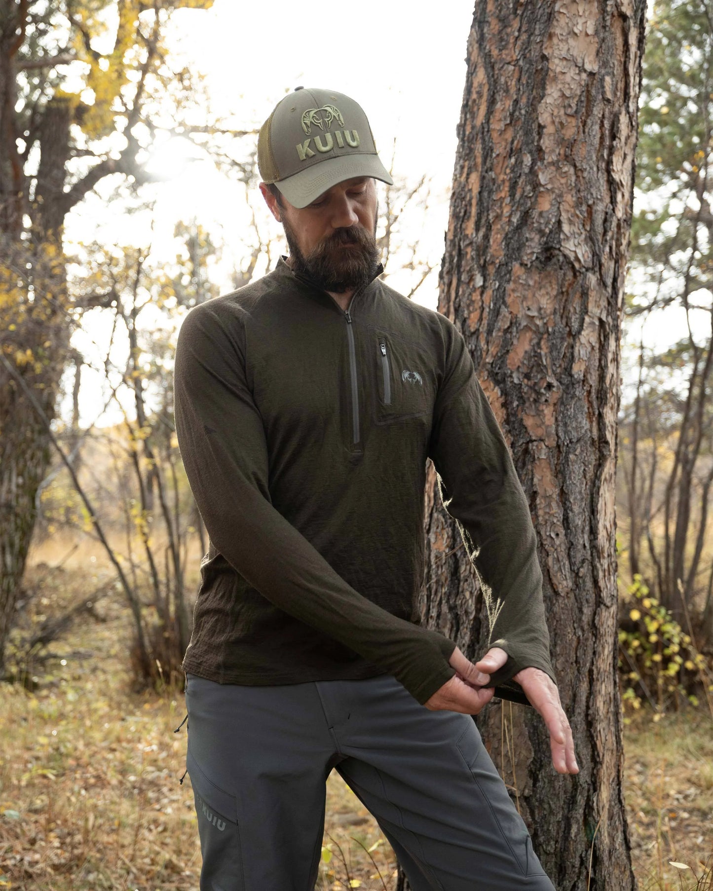 ULTRA Merino 145 Zip-T Hunting Shirt | Vias