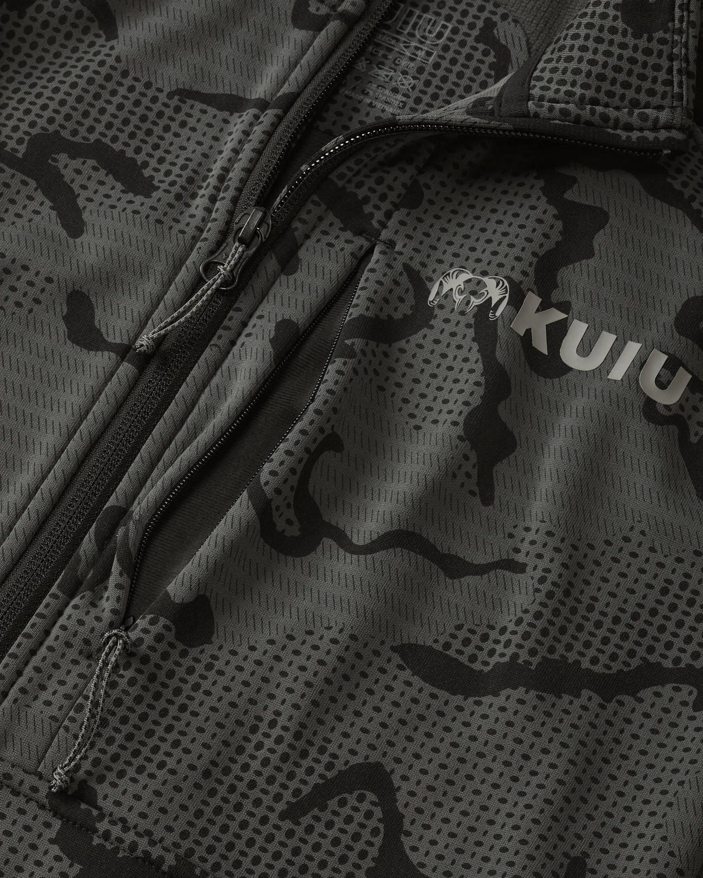Ridgepoint Fleece Zip-T | Black Tonal