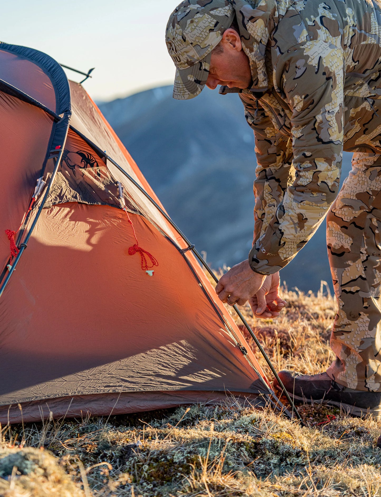Mountain Star 2 Person Tent | Gunmetal-Orange